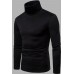 Men Turtleneck Basic Skinny Sweater