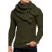 Men's Sweater Neck Slim Pullover Knit Sweater